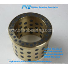 Self Lube Plugged Bearing Bush 500SP1 Journal Bearing High Strength Brass Alloy Bush